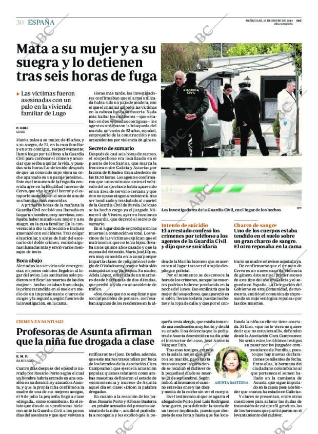 ABC MADRID 15-01-2014 página 30