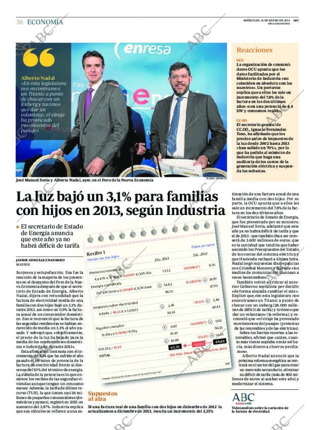 ABC MADRID 15-01-2014 página 38