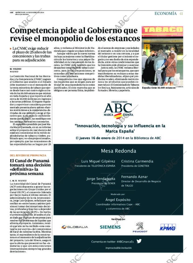ABC MADRID 15-01-2014 página 41