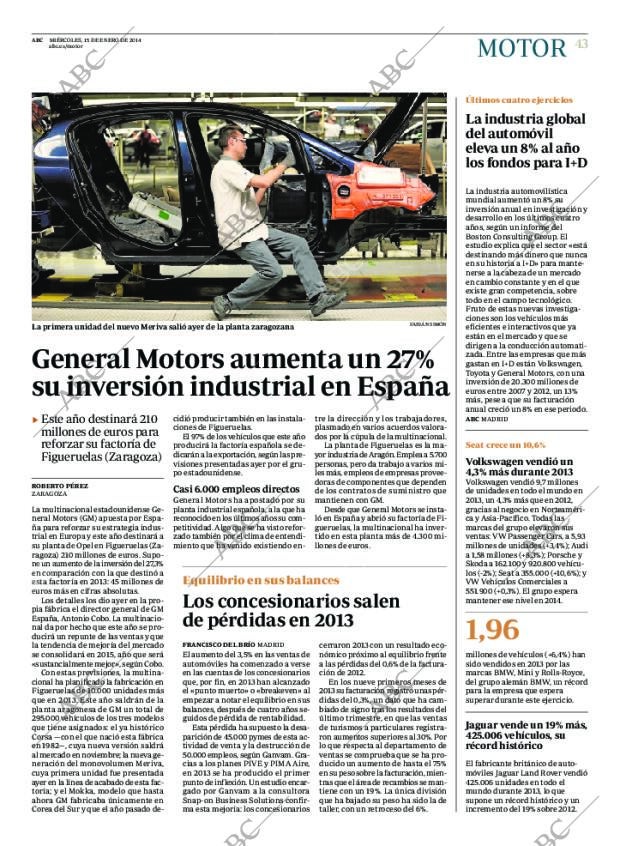 ABC MADRID 15-01-2014 página 43