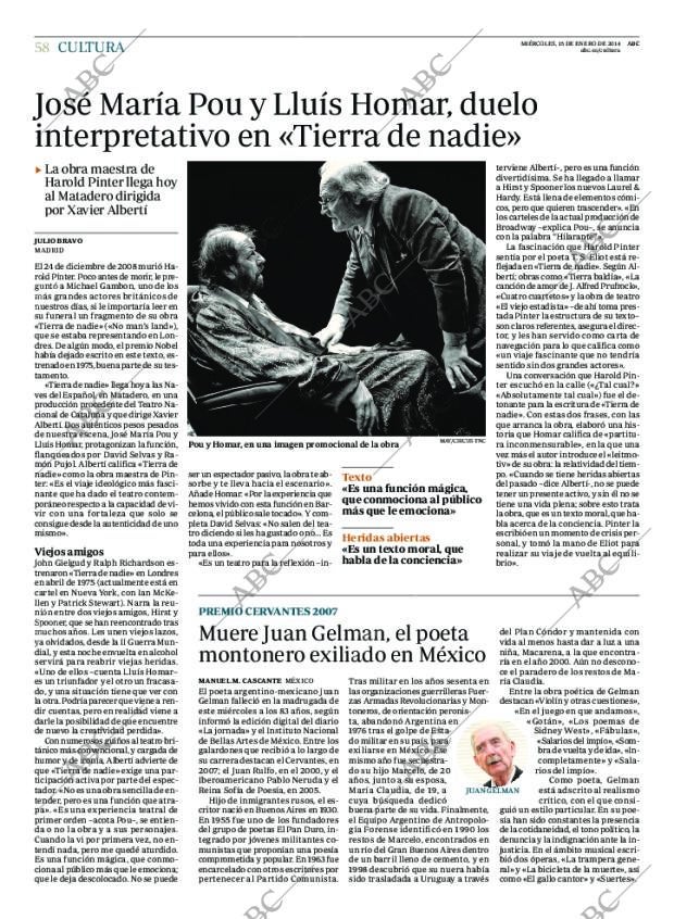 ABC MADRID 15-01-2014 página 58