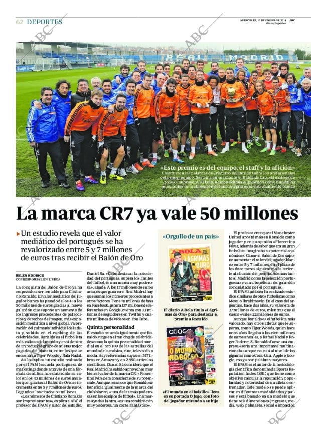 ABC MADRID 15-01-2014 página 62