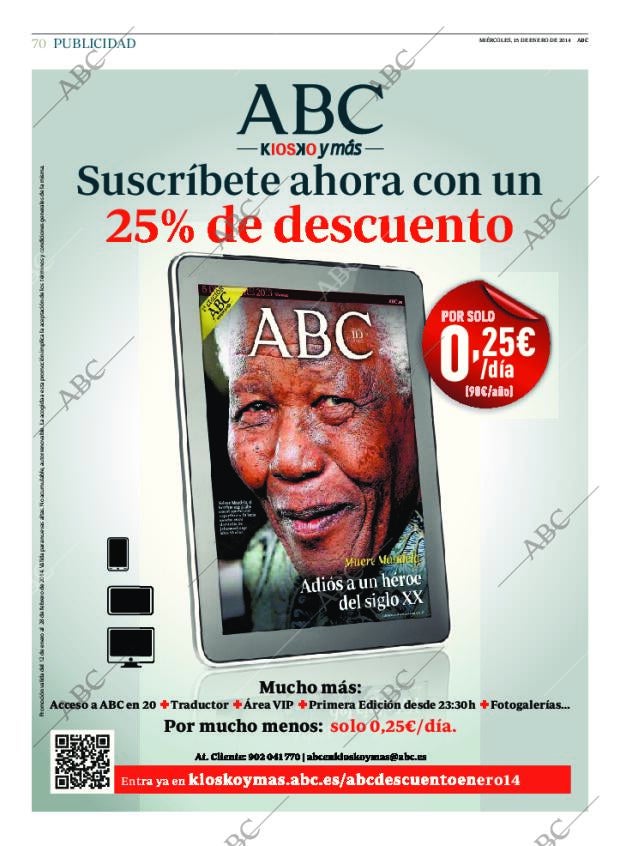 ABC MADRID 15-01-2014 página 70