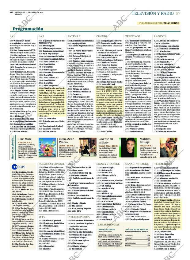 ABC MADRID 15-01-2014 página 87