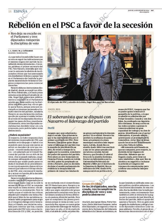 ABC MADRID 16-01-2014 página 18