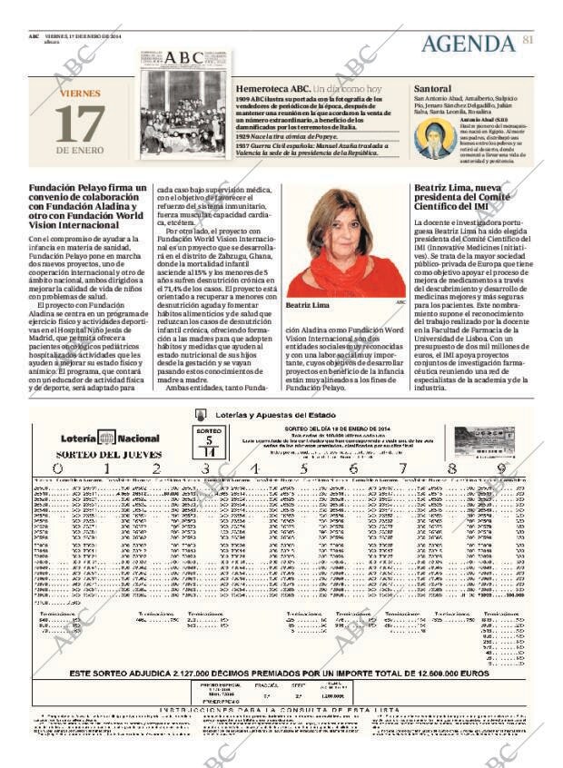 ABC MADRID 17-01-2014 página 81