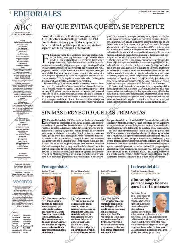 ABC MADRID 19-01-2014 página 4