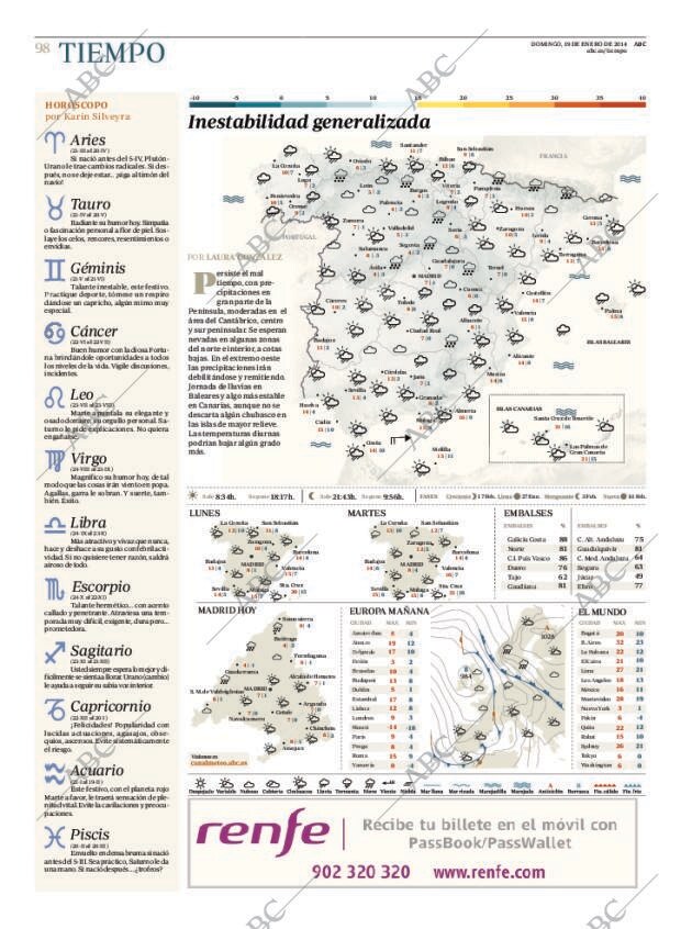 ABC MADRID 19-01-2014 página 98