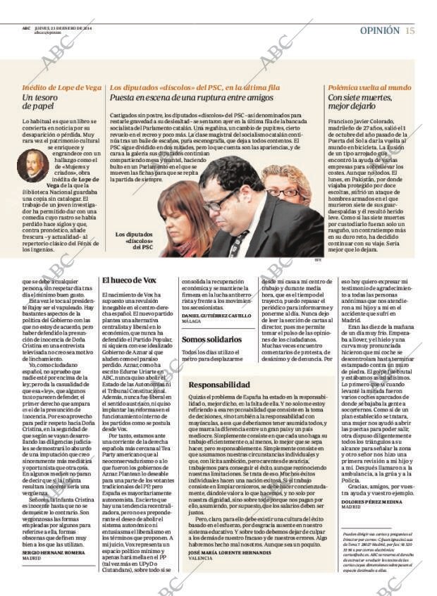 ABC MADRID 23-01-2014 página 15