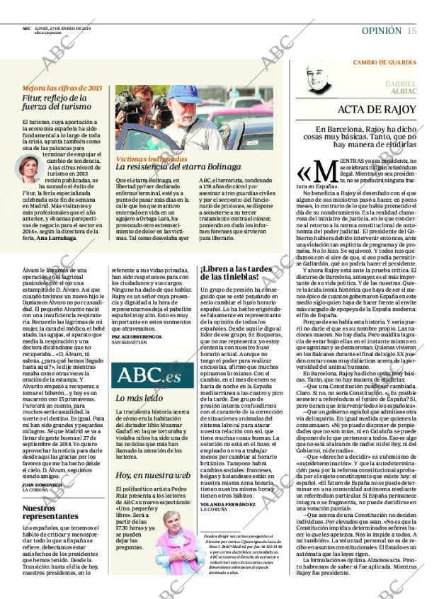 ABC MADRID 27-01-2014 página 15