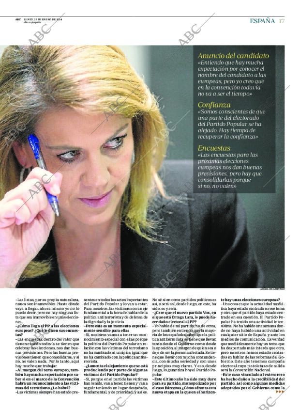 ABC MADRID 27-01-2014 página 17