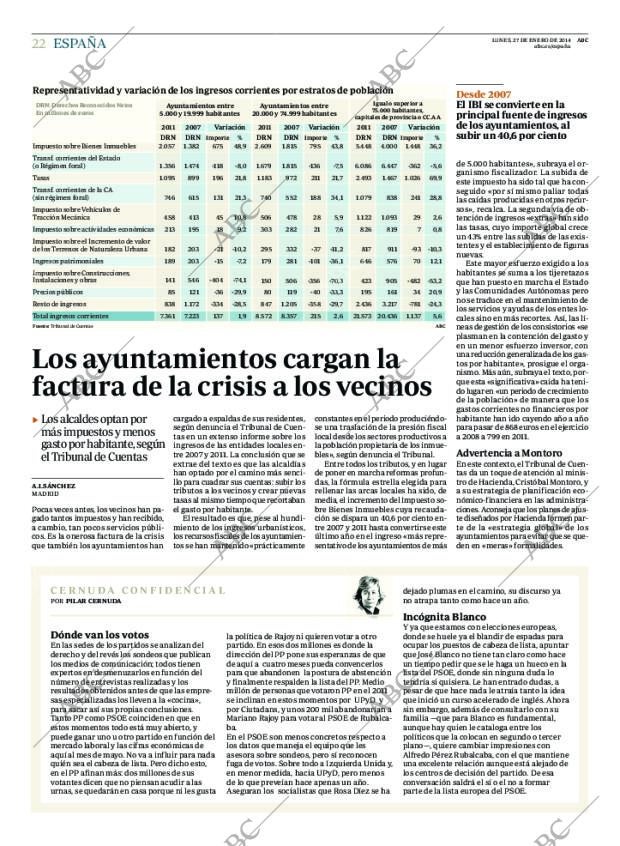 ABC MADRID 27-01-2014 página 22