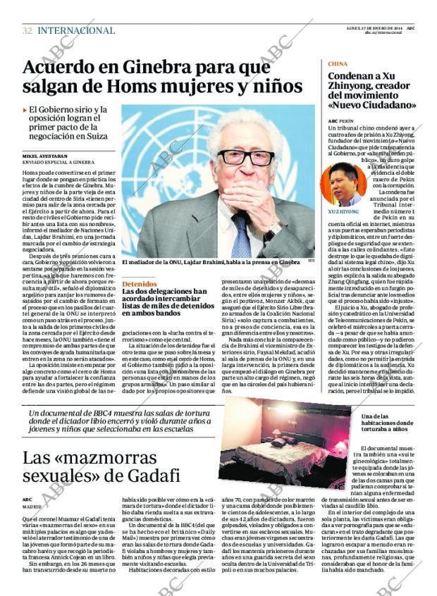 ABC MADRID 27-01-2014 página 32