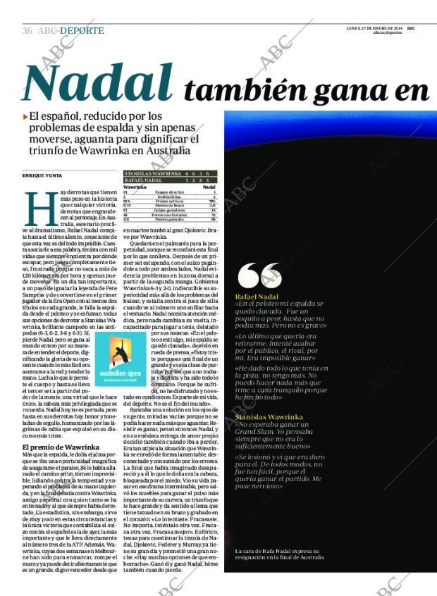 ABC MADRID 27-01-2014 página 36