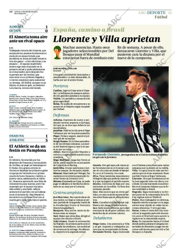 ABC MADRID 27-01-2014 página 43
