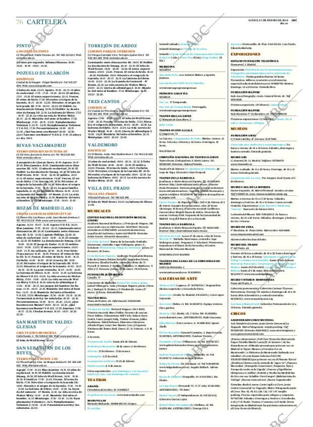ABC MADRID 27-01-2014 página 76