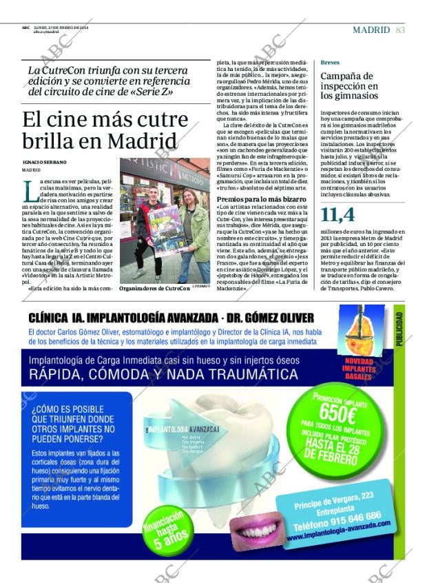 ABC MADRID 27-01-2014 página 83