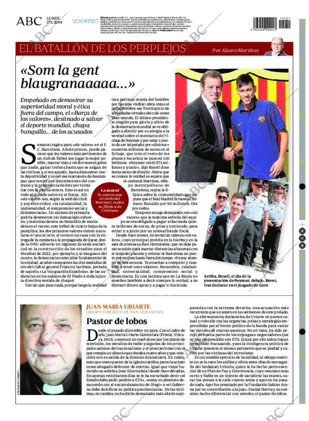 ABC MADRID 27-01-2014 página 88