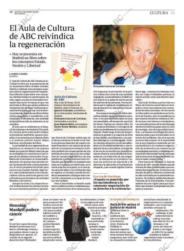 ABC MADRID 30-01-2014 página 45