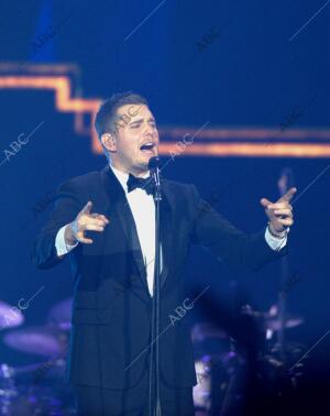 Concierto del cantante canadiense Michael Buble en el Palacio de los Deportes