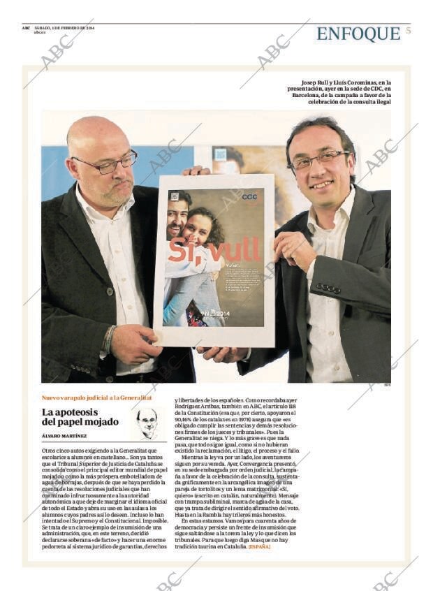 ABC MADRID 01-02-2014 página 5