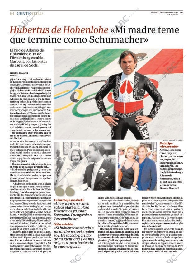 ABC MADRID 01-02-2014 página 64