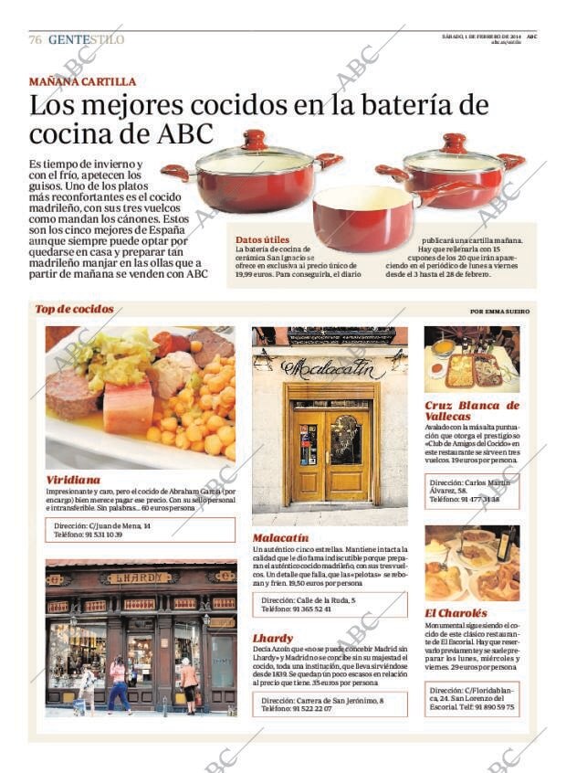 ABC MADRID 01-02-2014 página 76