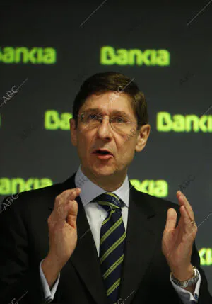 rueda de prensa Presentacion de Resultados del ejercicio 2013 del grupo Bankia...