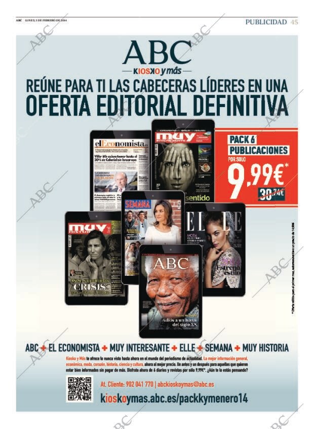 ABC MADRID 03-02-2014 página 45