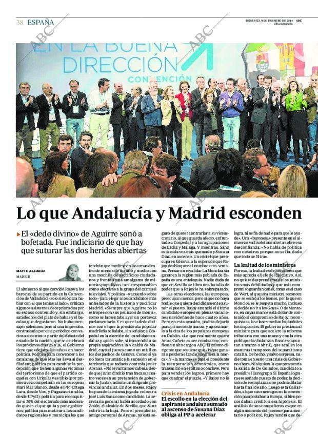 ABC MADRID 09-02-2014 página 38