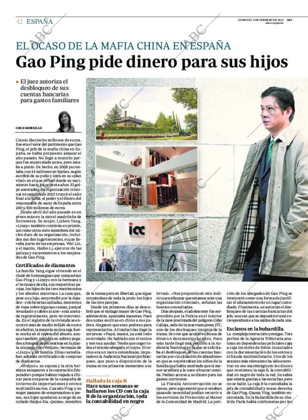 ABC MADRID 09-02-2014 página 42