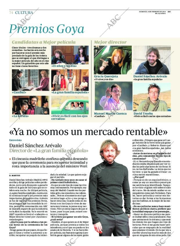 ABC MADRID 09-02-2014 página 74
