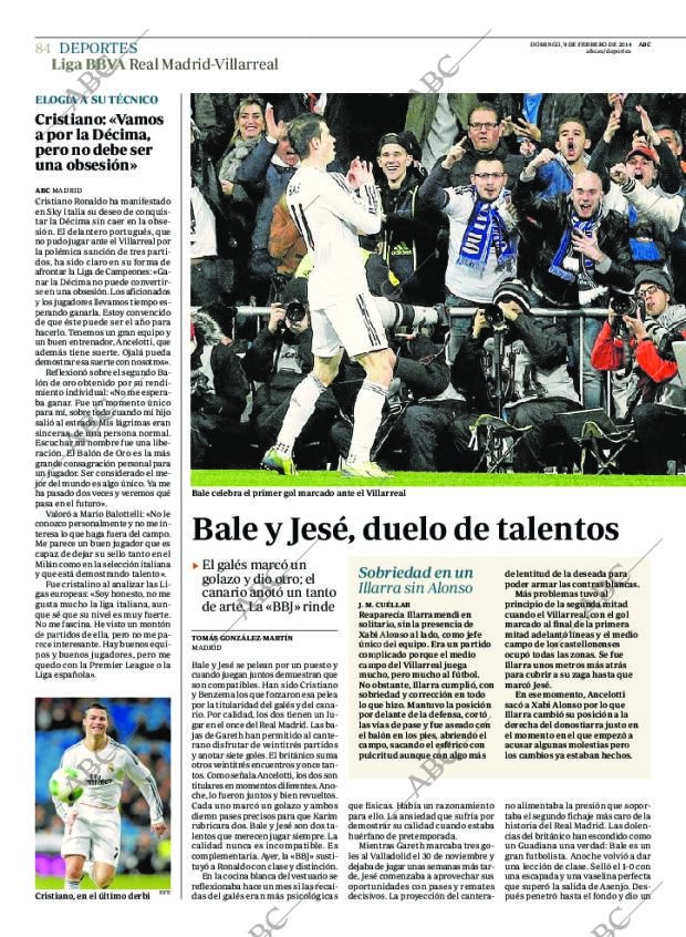 ABC MADRID 09-02-2014 página 84