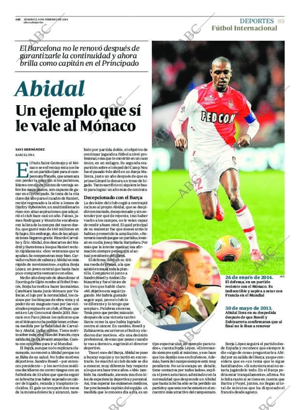 ABC MADRID 09-02-2014 página 89