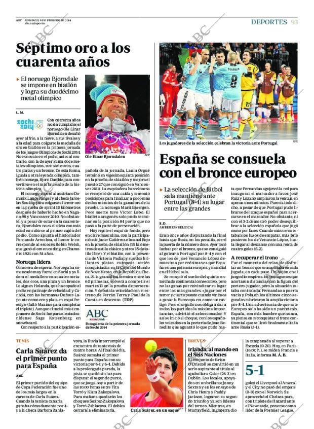 ABC MADRID 09-02-2014 página 93