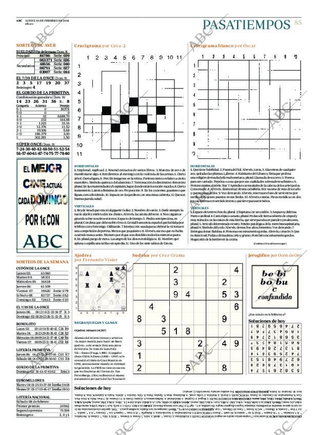 ABC CORDOBA 10-02-2014 página 85