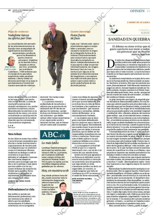 ABC MADRID 10-02-2014 página 15