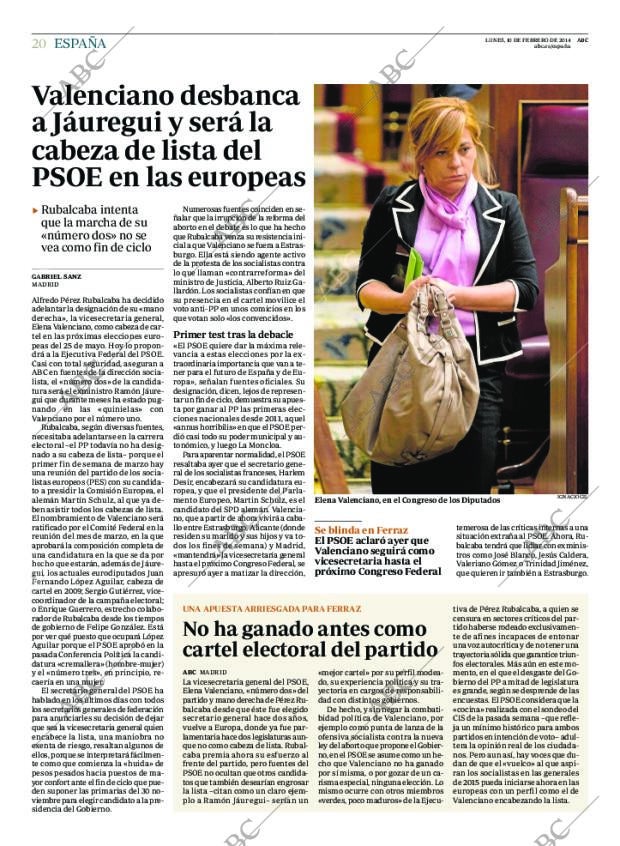 ABC MADRID 10-02-2014 página 20