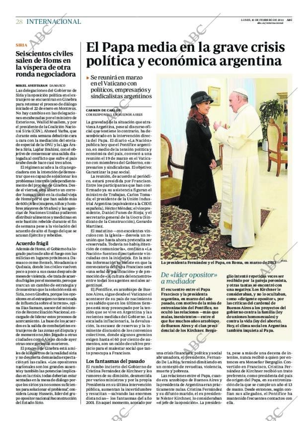 ABC MADRID 10-02-2014 página 28