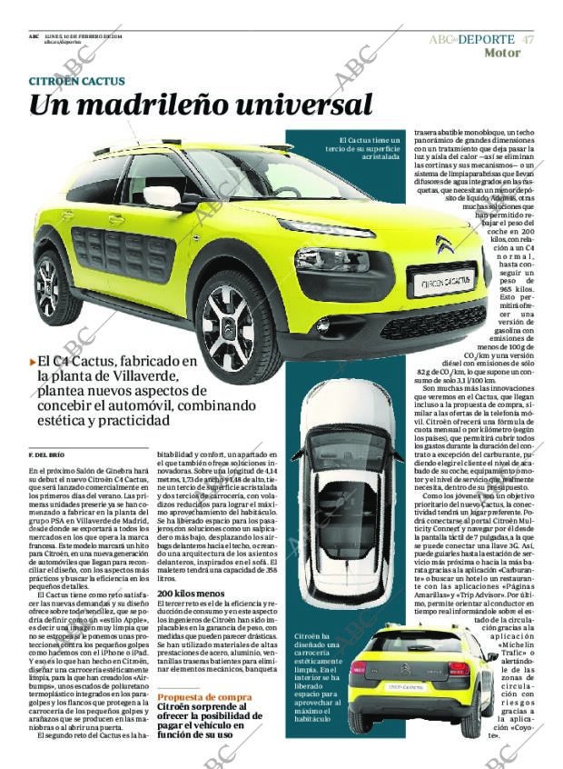ABC MADRID 10-02-2014 página 47