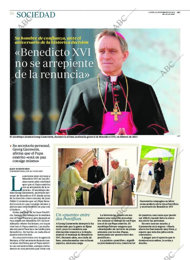 ABC MADRID 10-02-2014 página 50