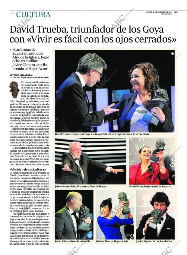ABC MADRID 10-02-2014 página 54