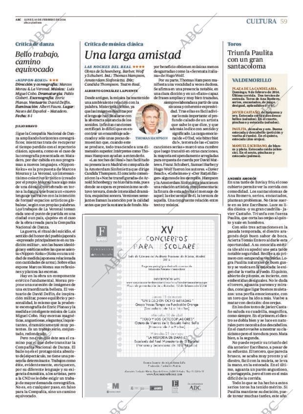 ABC MADRID 10-02-2014 página 59