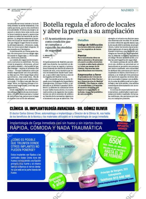 ABC MADRID 10-02-2014 página 71