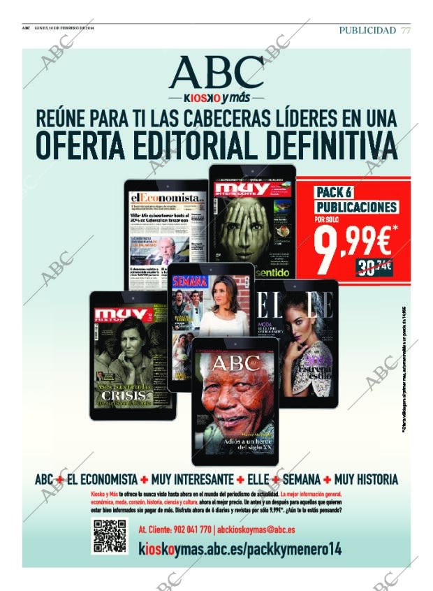 ABC MADRID 10-02-2014 página 77