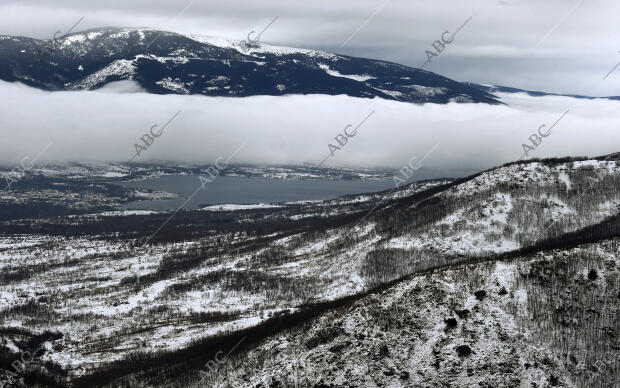 reportaje de la nieve en Distintas Zonas de la Sierra de Madrid foto Jaime...