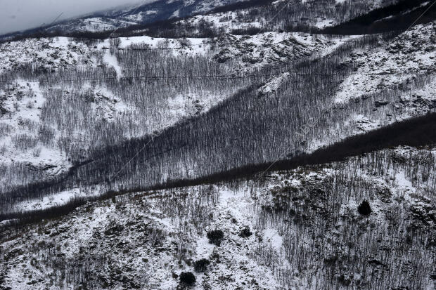 reportaje de la nieve en Distintas Zonas de la Sierra de Madrid foto Jaime...