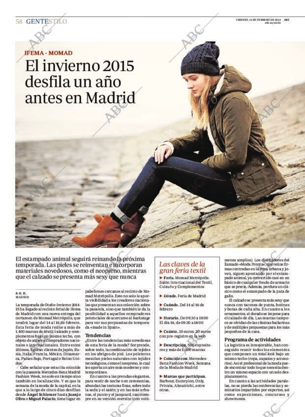 ABC MADRID 14-02-2014 página 58