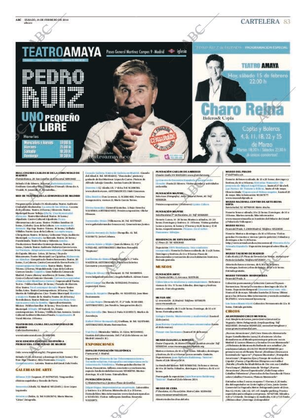 ABC MADRID 15-02-2014 página 83