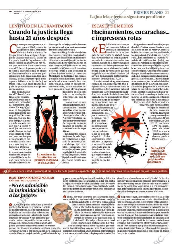 ABC MADRID 16-02-2014 página 23